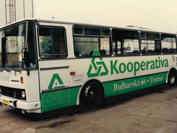 Celopolep autobusu Kooperativa