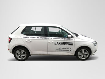 Polep Škoda Fabia - Bar, který nemá jméno